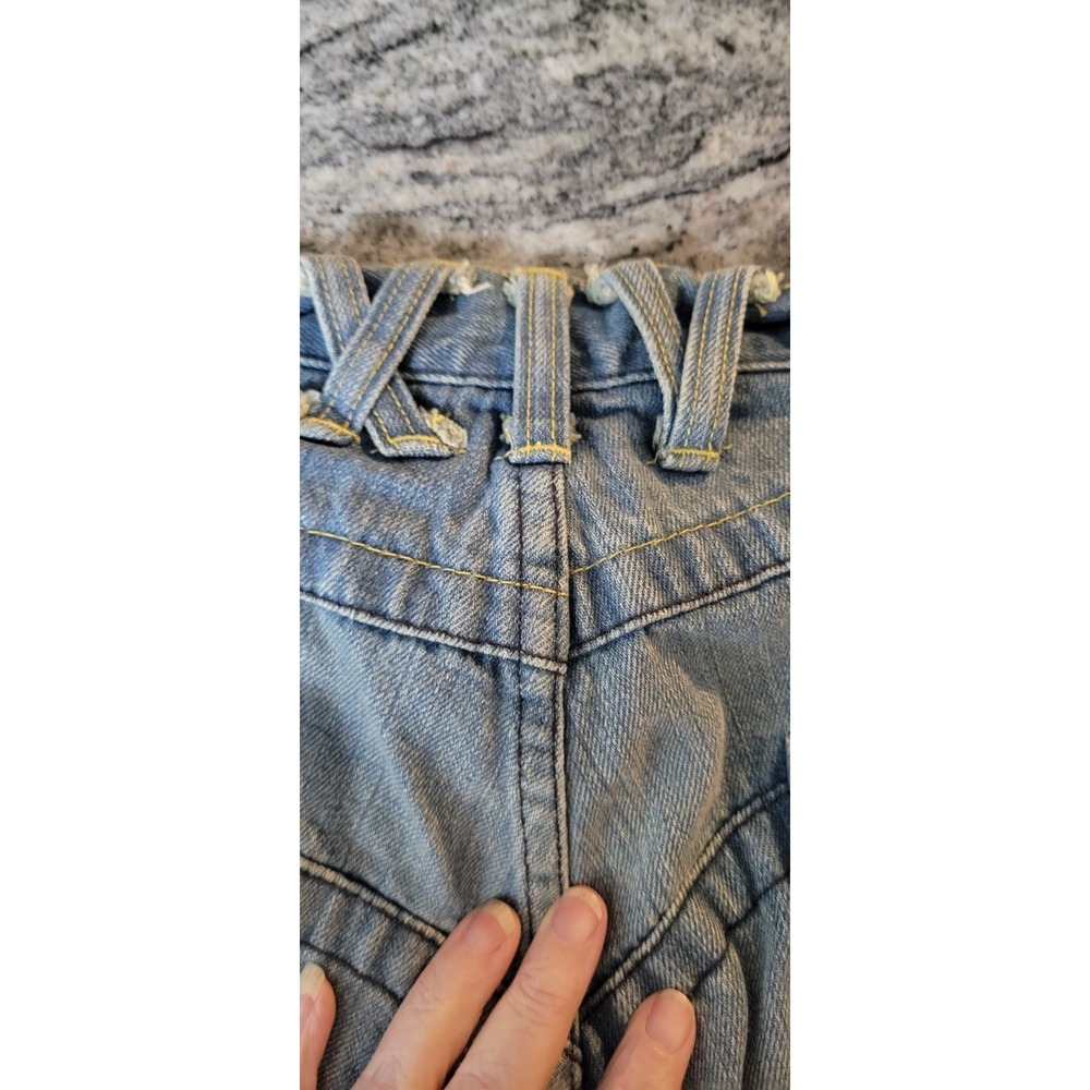 Vintage 2005 Jordan Shorts Men 36 20th Anniversary Denim Jeans Cut Offs - Picture 8 of 8